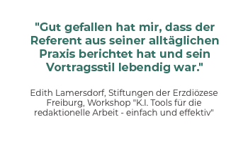 Zitate von Teilnehmenden des Bildungswerks